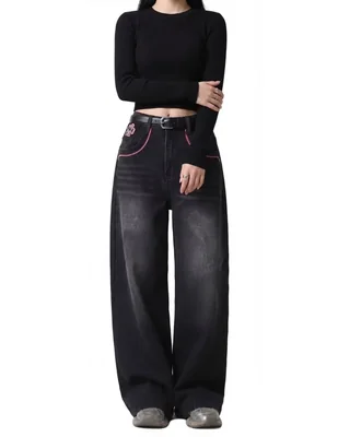 Jeans barrel para mujer