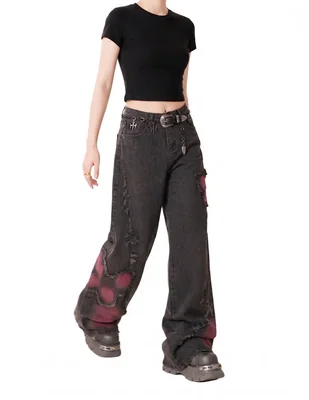 Jeans barrel para mujer