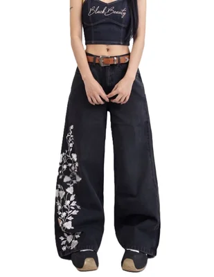 Jeans barrel para mujer