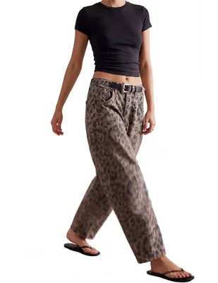 Jeans barrel para mujer