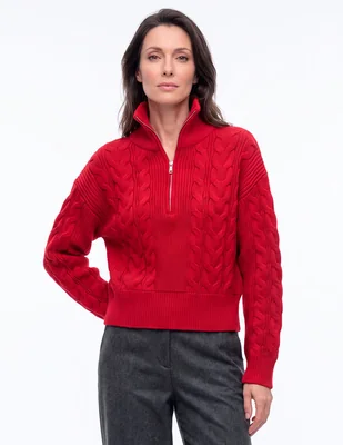 Suéter cuello alto para mujer