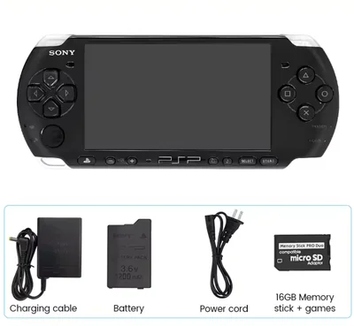 Consola Sony Psp 3000 Original | 16GB de Videojuegos| Completa Con Caja