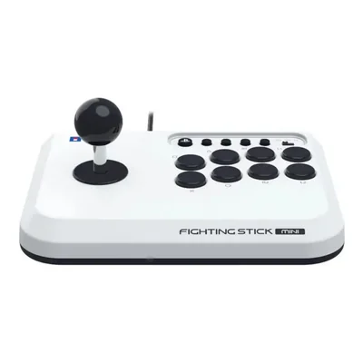 Hori Fighting Stick Mini para PlayStation 5 y PlayStation 4 - Arcade Stick para PS5 PS4 - Control Joystick Compacto Blanco
