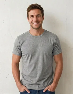 Playera cuello redondo para hombre