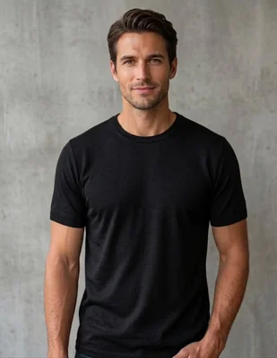 Playera cuello redondo para hombre