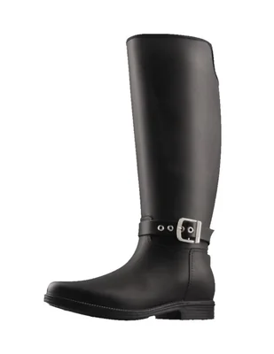 Bota para lluvia rodilla para mujer