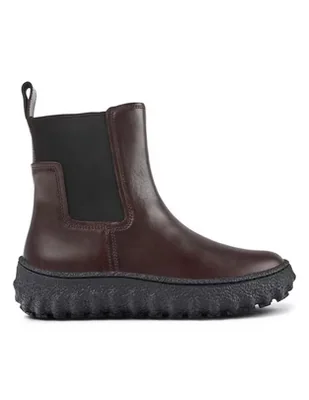 Bota arriba del tobillo de piel para mujer