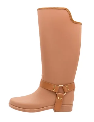 Bota para lluvia rodilla para mujer