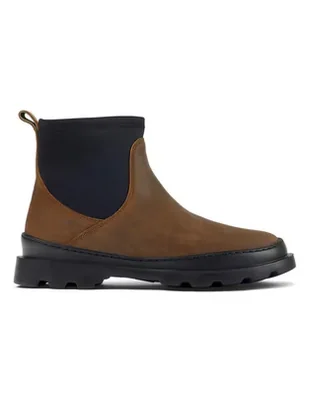 Bota arriba del tobillo de piel para mujer