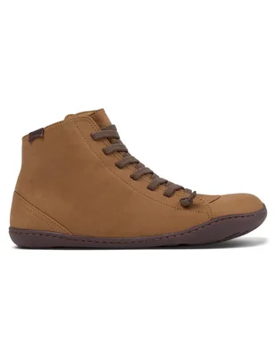 Bota arriba del tobillo de piel para mujer
