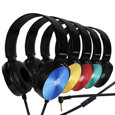 Auriculares para el aula - Paquete de 25 unidades, con micrófono, cómo