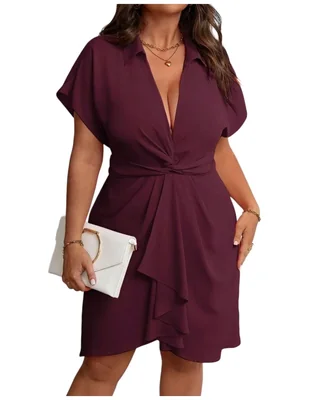 Vestido corto casual para mujer