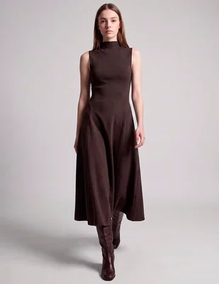Vestido midi casual para mujer