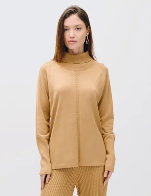 Suéter cuello tortuga para mujer