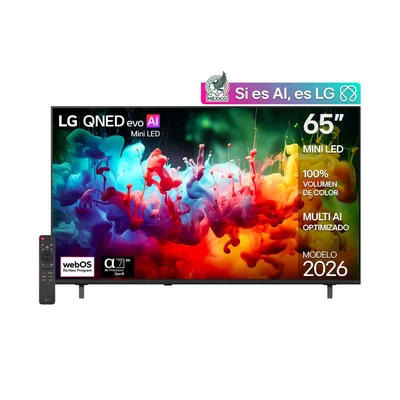 Pantalla LG 65 Pulgadas 65QNED74BSA 4K AI