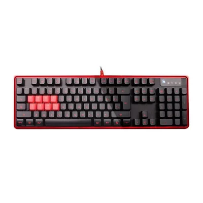 Teclado Bloody B2278 8 teclas LK Switch azul con retroiluminación LED roja