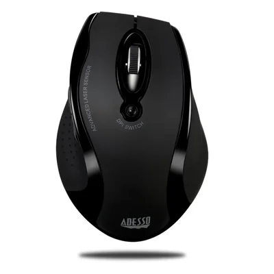 Ratón Adesso iMouse G25 inalámbrico ergonómico RF láser