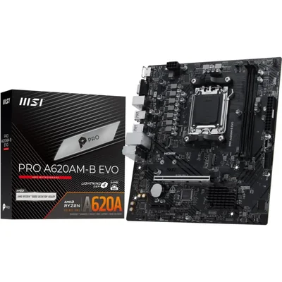 Placa base MSI PRO A620AM-B EVO AM5 DDR5 PCIe 4.0 (Micro‑ATX)