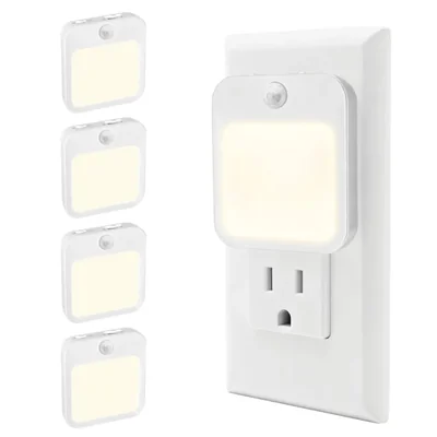 Luz nocturna genérica con sensor de movimiento paquete de 4 LED