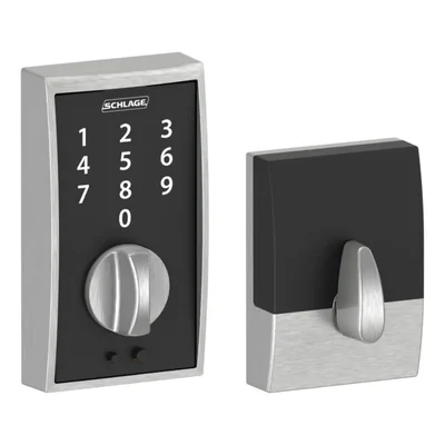 Cerrojo electrónico SCHLAGE Touch en cromo satinado