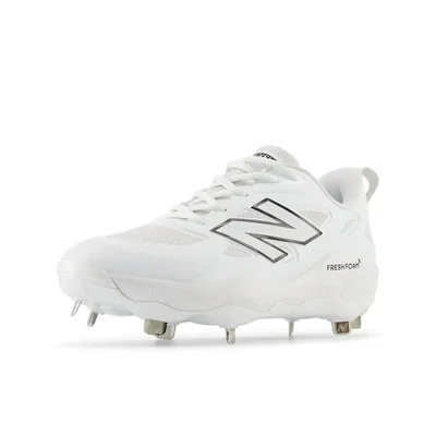 Zapato de Softbol New Balance Velo V4 Metal Blanco/Negro