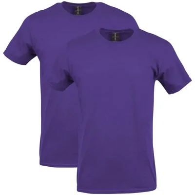 Camiseta Gildan G64000 Morada Pack de 2 Talla 2XL