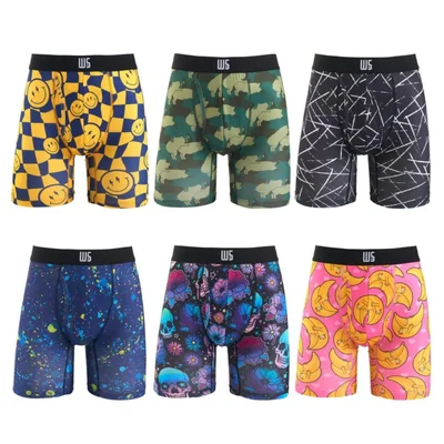 Calzoncillos tipo boxer Warriors & Scholars Pack de 6 Antifricción