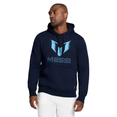 Sudadera con capucha Messi azul marino (hombre) Talla L