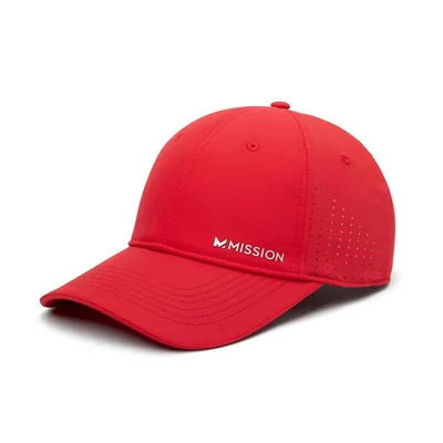 GORRA MISSION Unisex Talla Única Enfriamiento Equipo Rojo