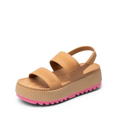 Sandalia DREAM PAIRS 7 Impermeable de Plataforma Camello