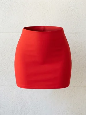 Minifalda Sexy roja Super ajuste Strech