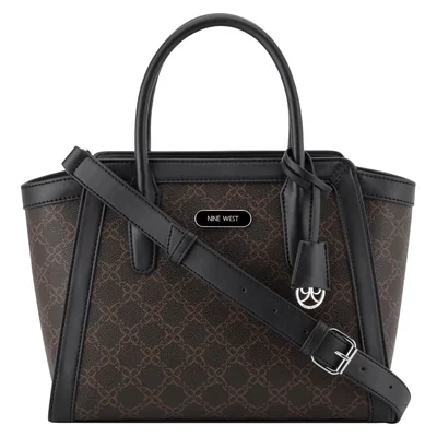 Bolsa Satchel Café Obscuro Nine West para Mujer
