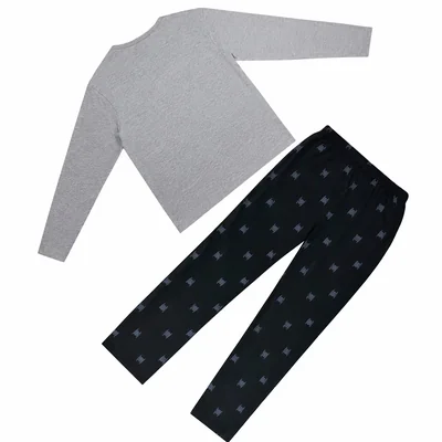 Pijama de Pantalón y Playera Manga Larga con Diseño Batman para Hombre