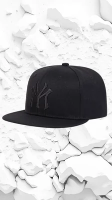 Gorra New York Yankees NY Snapback Negro Total
