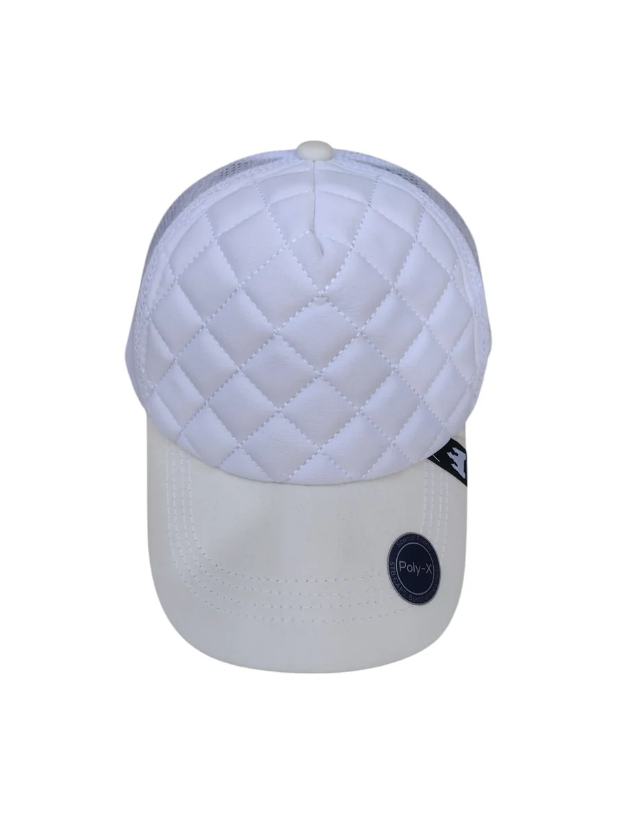 Gorra Trucker Acolchada Blanca STR CAPS Poly-X