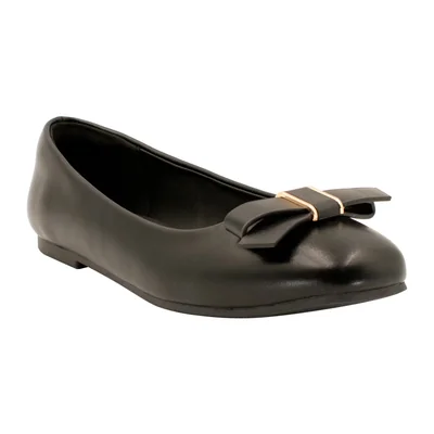Balerina con Moño Efe Negro para Mujer