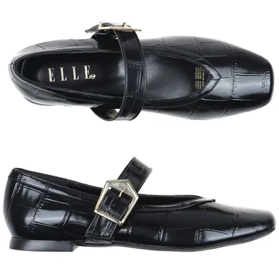 Balerinas con Hebilla Ajustable Estilo Mary Jane Elle Mujer