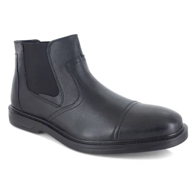 Bota en Piel Negro Moderof para Hombre