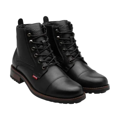 Bota en Piel Negro Levi's para Hombre