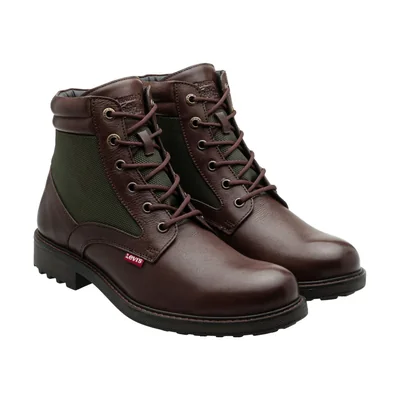 Bota en Piel Café Levi's para Hombre