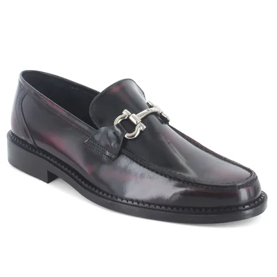 Mocasín en Piel Vino Moderof para Hombre