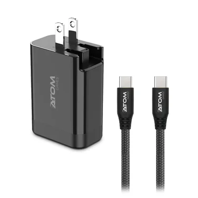 Cargador Rápido 45W Tipo-C para Nintendo Atom Games