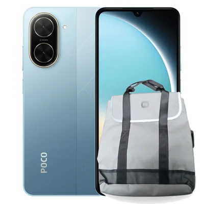 Xiaomi POCO C71 4GB RAM 128GB 4G Smartphone 120Hz 32MP 5200mAh Azul + Mochila Xiaomi Gratis