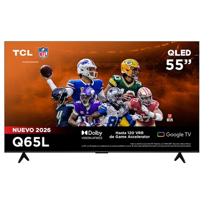 Pantalla Qled Tcl 55 4K Google Tv 55Q65L