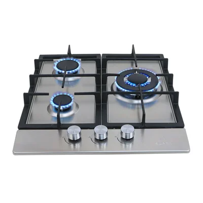 SUPRA Parrilla a Gas Empotrable Acero Inoxidable 3 Quemadores 45 cm BERARDI