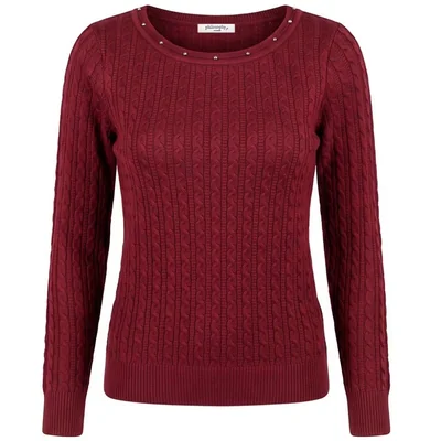 Sueter Cerrado Brocado Philosophy Woman para Mujer Casual