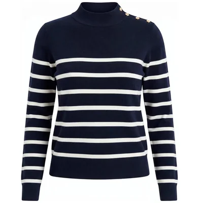 Sueter a Rayas con Botones Philosophy Woman para Mujer Casual
