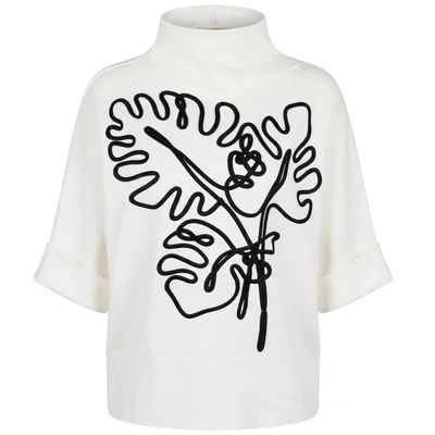 Sueter Bordado con Ojas Philosophy Woman para Mujer Casual