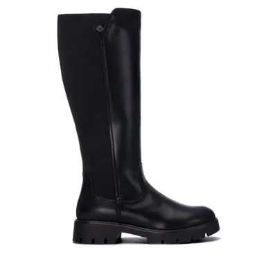 Bota Caña Alta Xti Negro para Mujer