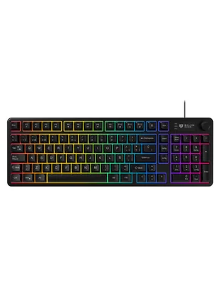 Teclado gamer usb-a 2.0 qwert español con interruptor membrana plana br-945820